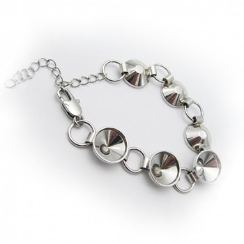 Náramek Rivoli silná (6R) Rhodium