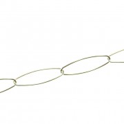 Řetízek M/OVAL 7,5g Ag  (velikost oček 18x5mm)