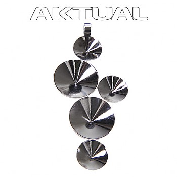Přívěsek Rivoli MIX5 Rhodium na 8 a 12mm