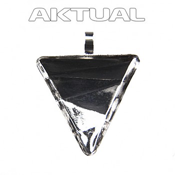Přívěsek DELTA 15mm down Rhodium