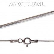 Řetízek SNAKE-8  0,7mm 47cm 1,83g Ag