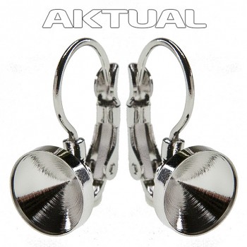 Náušnice KIDS KL CHATON ss39/8mm Rhodium