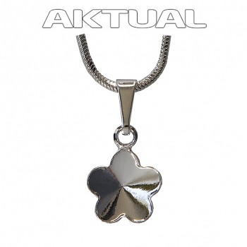 Přívěsek FLOWER 10mm Rhodium