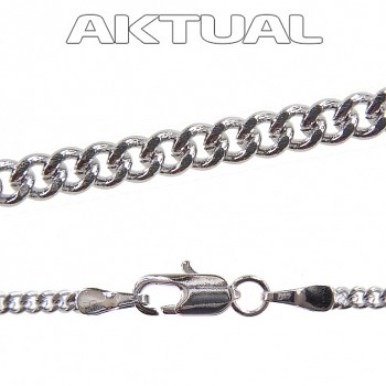 Řetízek PANCR 45cm Rhodium