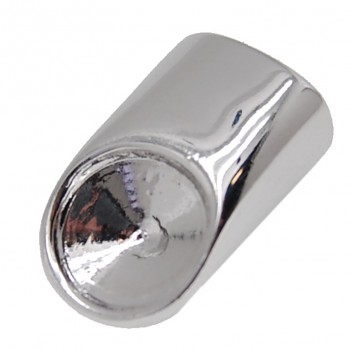 LEATHER ending for rivoli 10mm Rhodium Plated