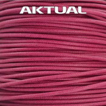 Šňůrka VOSKOVANÁ 2mm FUCHSIA