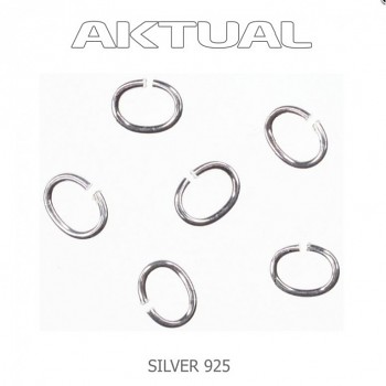 Oválek Ag925 2.8x4.3mm 0.8 drát, 0.065g