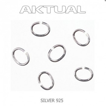 Oval Ag925 2.8x4.3mm 0.8 wire, 0.065g