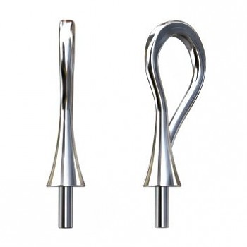 Šlupna Trumpet 65M001Ag 16x6.5mm, Ag925, 0.34g pro Swarovski 6530, 6540