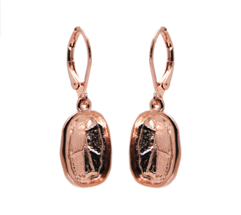 Náušnice KLB GRAPHIC 14mm ROSE GOLD