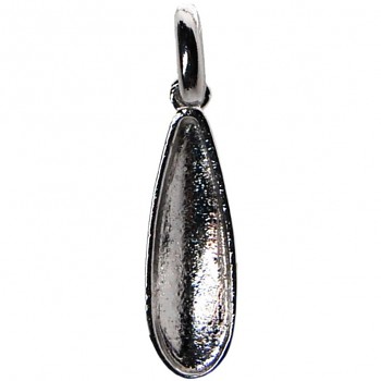 Pendant RAIN DROP 15mm Rhodium