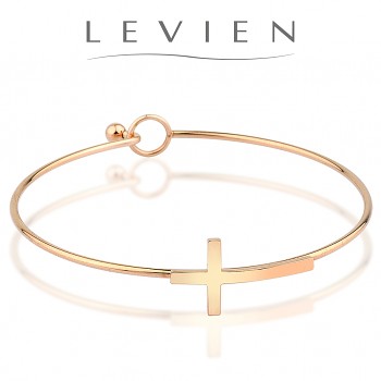 Bracelet CROSS Stainless Steel Rose Gold