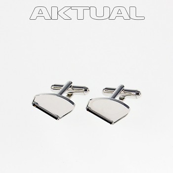 Cufflinks GALACTIC 19mm Rhodium plated