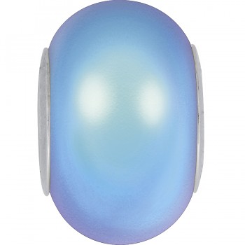 5890 MM 14 CRYSTAL IRIDESCENT LIGHT BLUE PEARL STEEL