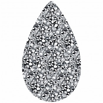 crystal ROCKS PEAR 24x14 CRYSTAL CAL