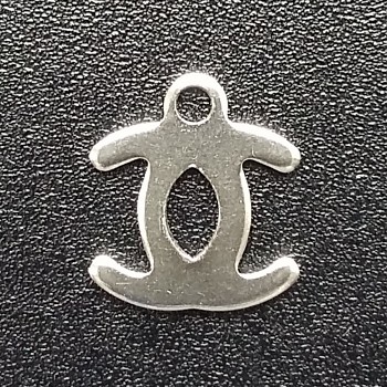 Stainless Steel Pendant PENQUIN 10mm