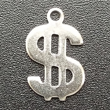 Stainless Steel Pendant DOLLAR 14mm