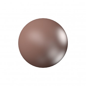 5810 MM  8 CRYSTAL VELVET BROWN PEARL