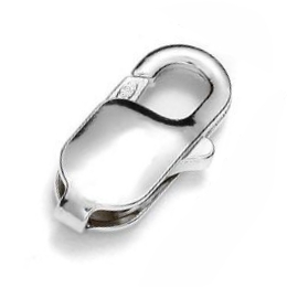 Lobster Clasp Ag925  5x10.2mm 0,39g