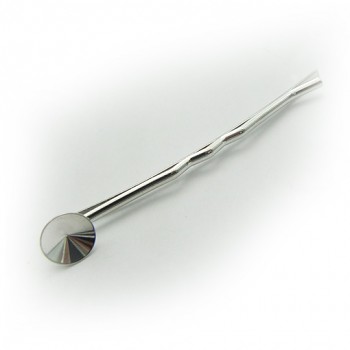 HairPin RIVOLI  8mm x1 Rhodium Plated