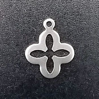 Stainless Steel Pendant 4LEAVES 16mm