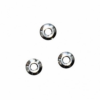 Stainless Steel Bead 4mm hole 1.5mm
