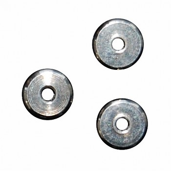 Stainless Steel Bead Flat 8mm hole 1.5mm