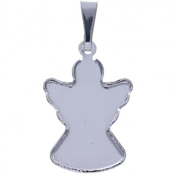 Pendant ANGEL 2859-16x12mm Rhodium Plated