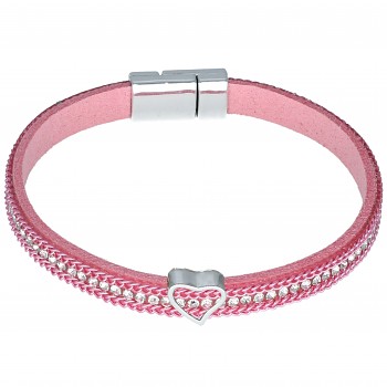 Bracelet 1/Heart Light Rose 18cm