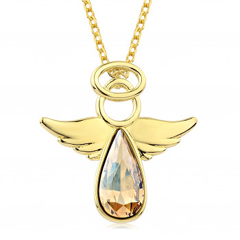 Necklace ANGEL RAFAEL GOLDEN SHADOW Gold plating 25x26mm/45+5cm