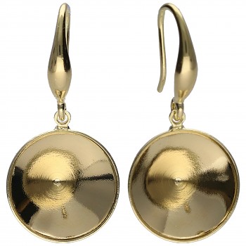 Earrings HA DENTELLE 13.5mm/ss55 Elegant Gold Plated