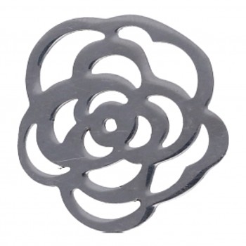 Pendant Stainless Steel  ROSE 17x17mm