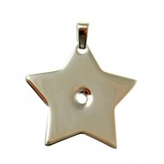 CHANGE & GO ! Pendant STAR Stainless Steel