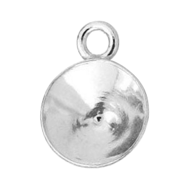 Pendant CHATON 8mm, Ag925, 0.27g