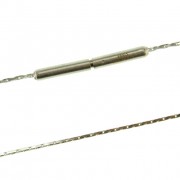 Stainless STEEL Chain 0.8mm - 46cm Tube Lock