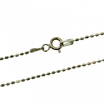 Chain CAMI DIAM  42cm 2,52g Ag Ruthenium Plated