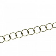 Chain M/ROLO TWIST 107  9,7g Ag Ruthenium Plated