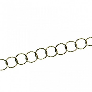 Řetízek M/ROLO TWIST 107  9,7g Ag Rutheniovaný