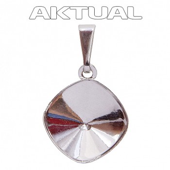 Pendant 4470 12mm Platinum Plated