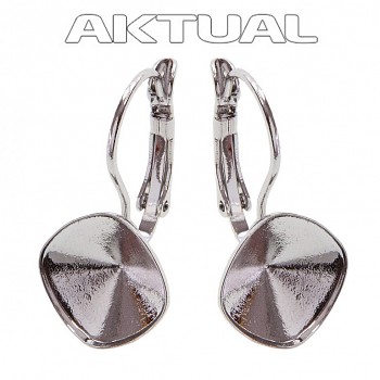 Leverback Earrings 4470 12mm Platinum Plated