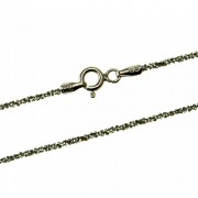 Chain MARGET  42cm 2,31g Ag Ruthenium Plated