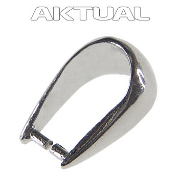 Bail SL005 Ag925 Rhodium Plated 4.5x9.5, 0.43g