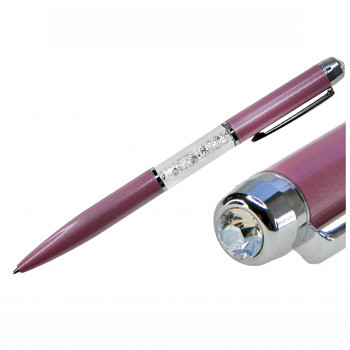 Ball PEN ROSE CRYSTAL Swarovski Crystals