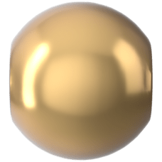 5810 MM  8 CRYSTAL BRIGHT GOLD PEARL