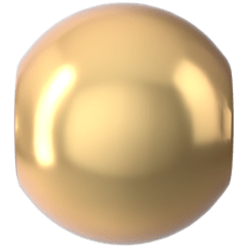 5810 MM  8 CRYSTAL GOLD PEARL