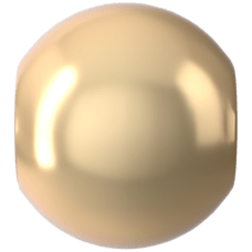 5810 MM  8 CRYSTAL LIGHT GOLD PEARL