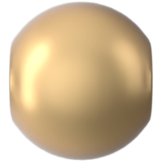 5810 MM  8 CRYSTAL VINTAGE GOLD PEARL