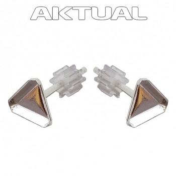 Earposts  CUBE 6mm Ag925, 0.18g