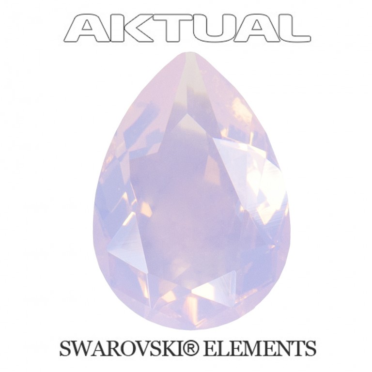 PEAR 4320 MM 14x10 ROSE WATER OPAL F Fancy Secret Crystals