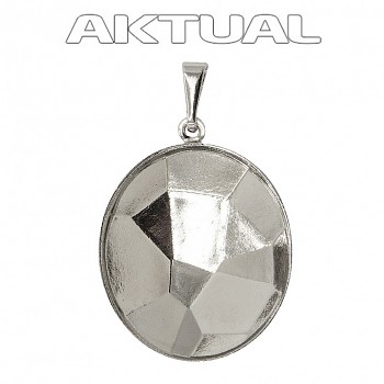 Pendant NAUTILUS 23x20mm Rhodium Plated